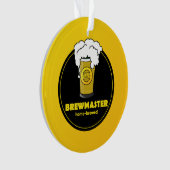 Brewmaster Beer homevrouwvader Ornament (voorkant)