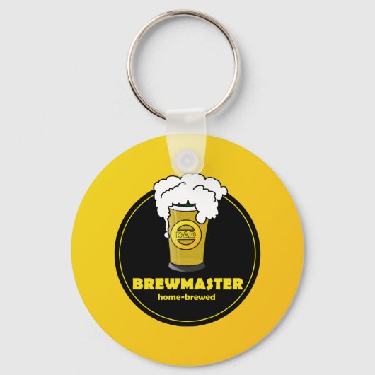 Brewmaster Beer homevrouwvader Sleutelhanger (Voorkant)