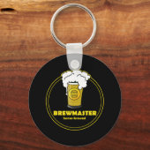 Brewmaster Beer homevrouwvader Sleutelhanger (Voorkant)