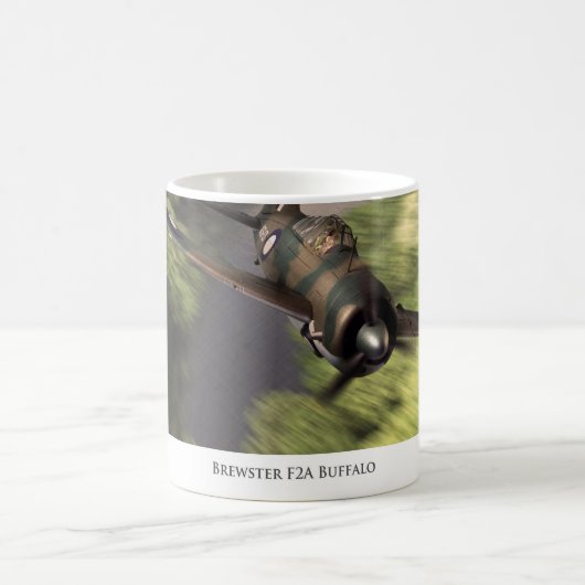 "Brewster F2A Buffalo"mug Koffiemok (Center)