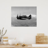 Brewster F2A Buffalo Poster (Keuken)