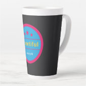 Brewtiful, Liquid gold, Large Latte Mug (Angle droit)
