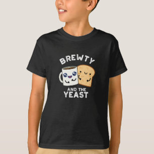Brewty En De Gist Grappige Film Pun Dark BG T-shirt