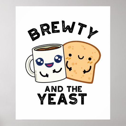 Brewty En De Gist Grappige Film Pun Poster (Voorkant)