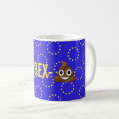 "#Brex- 💩" Brexit Mok (Voorkant rechts)