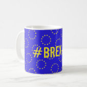 "#Brex- 💩" Brexit Mok (Voorkant links)