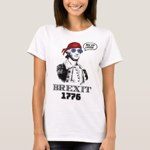 Brexit 1776 George Washington Coole Zonnebril T-shirt