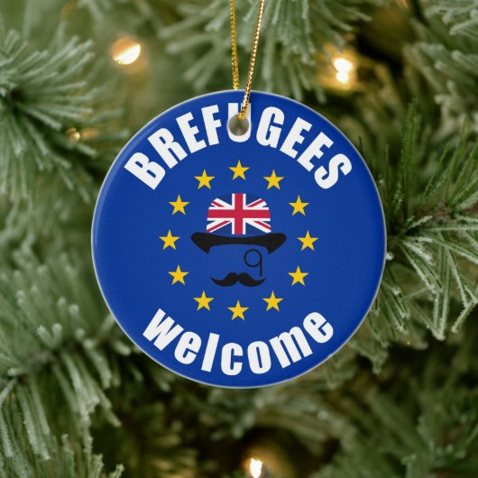 Brexit BugeWelkom Keramisch Ornament (Boom)