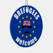 Brexit BugeWelkom Keramisch Ornament (Rechts)