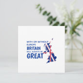 BREXIT GRANDE BRETAGNE EUROPE Carte (Debout devant)