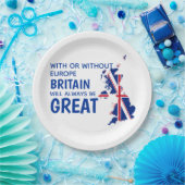 BREXIT GROOT-BRITTANNIË PAPIEREN BORDJE (Feest)