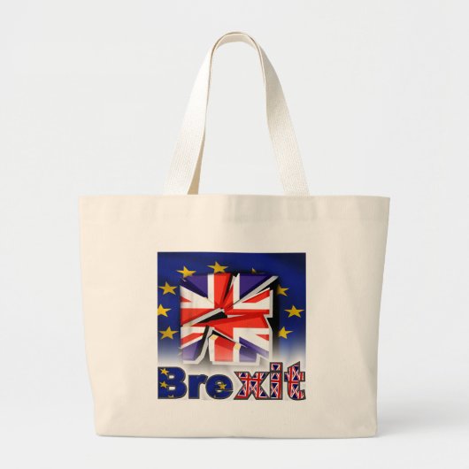 brexit grote tote bag (Voorkant)