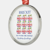 BREXIT | Kerstmis | EU-aansluiting Metalen Ornament (Links)