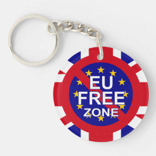Brexit/Onafhankelijkheidsdag Sleutelhanger