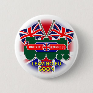 Brexit Ronde Button 5,7 Cm
