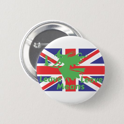 brexit ronde button 5,7 cm (Voorkant /achterkant)