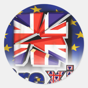 brexit ronde sticker