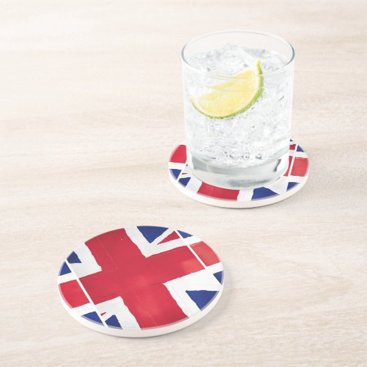 Brexit UK Zandsteen Onderzetter (Zijkant)