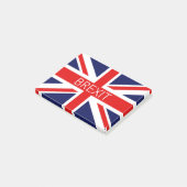 BREXIT UNION JACK - AFBEELDING VAN HOGE KWALITEIT POST-IT® NOTES (Schuin)