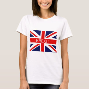 BREXIT UNION JACK - AFBEELDING VAN HOGE KWALITEIT T-SHIRT