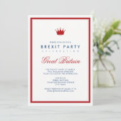 Brexit Union Jack Independence Party Kaart (Staand voorkant)