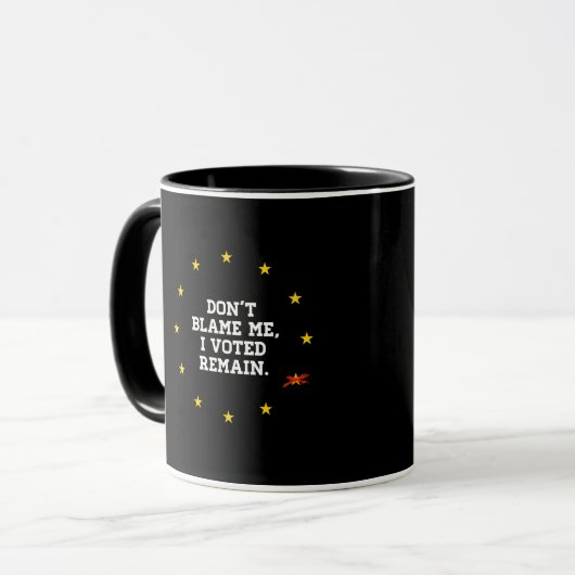 BREXIT - Vergeef me niet dat ik heb gestemd...  Mok (Voorkant links)