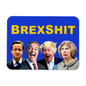 BREXSHIT, grappig anti-Brexit referendum bericht: Magneet (Horizontaal)