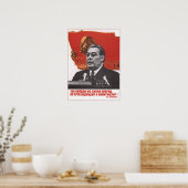 Brezhnev Poster (Keuken)