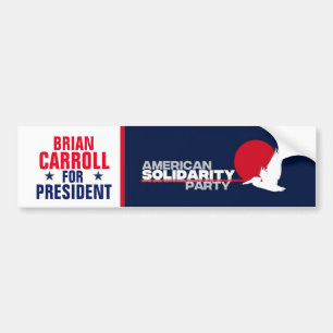 Brian Carroll voor President 2020 Bumpersticker