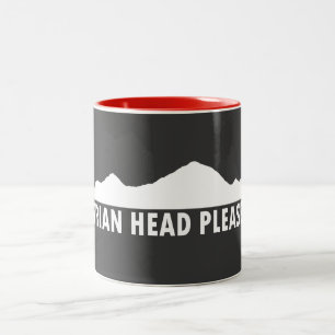 Brian Head Utah alsjeblieft Tweekleurige Koffiemok