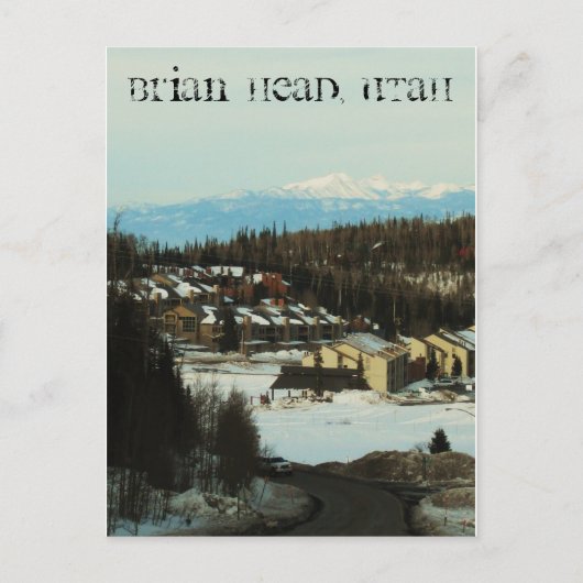 Brian Head, Utah Briefkaart (Voorkant)