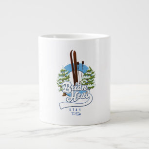 Brian Head Utah ski logo Extra Grote Beker