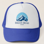Brian Head Utah ski resort Hat Trucker Pet (Voorkant)