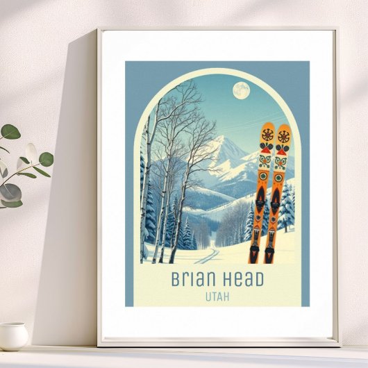 Brian Head Utah ski resort Poster