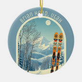 Brian Head Utah ski souvenir  Keramisch Ornament (Voorkant)