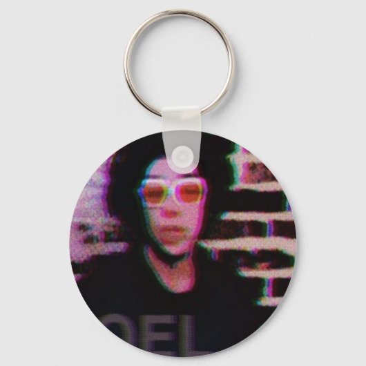 Brian Jonestown Massacre Key Ring - Joel Gion Sleutelhanger (Voorkant)