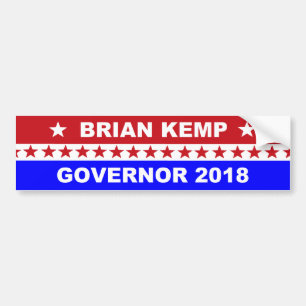 Brian Kemp Gouverneur Georgia 2018 Bumpersticker