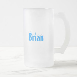 Brian-Name Style... ik heb er nog een en een... Matglas Bierpul