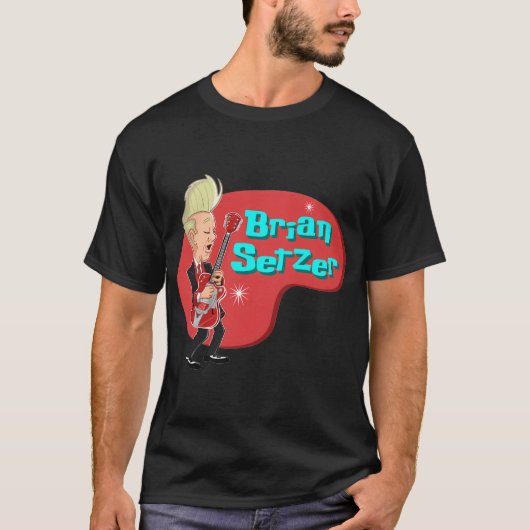 Brian Setzer T-shirt (Voorkant)