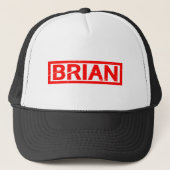 Brian Stamp Trucker Pet (Voorkant)