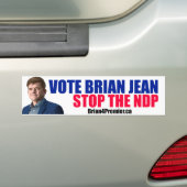 Brian voor Premier Bumpersticker (Op auto)