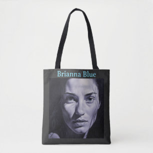 "Brianna Blue" Vrouwen in houtskool Draagtas