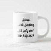 Brian's 60th Birthday Mug (Droite)