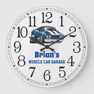 Brian's 69 Muscle Car Grote Klok