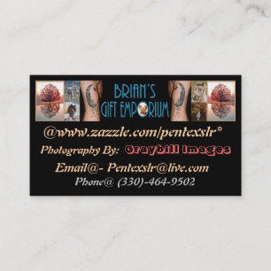 Brian's Gift Emporium Visitekaartje