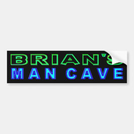 Brian's Man Cave Bumpersticker