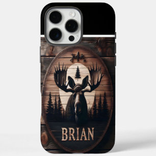 Brian's Moose Wood teken iPhone 16 Pro Max Hoesje
