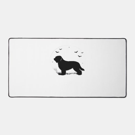 Briard Chien - Halloween Lune Silhouette surdimens (Recto)
