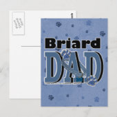 Briard DAD Briefkaart (Voorkant / Achterkant)