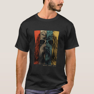Briard Dog Mam Papa Kinder Mannen Vrouwen T-shirt